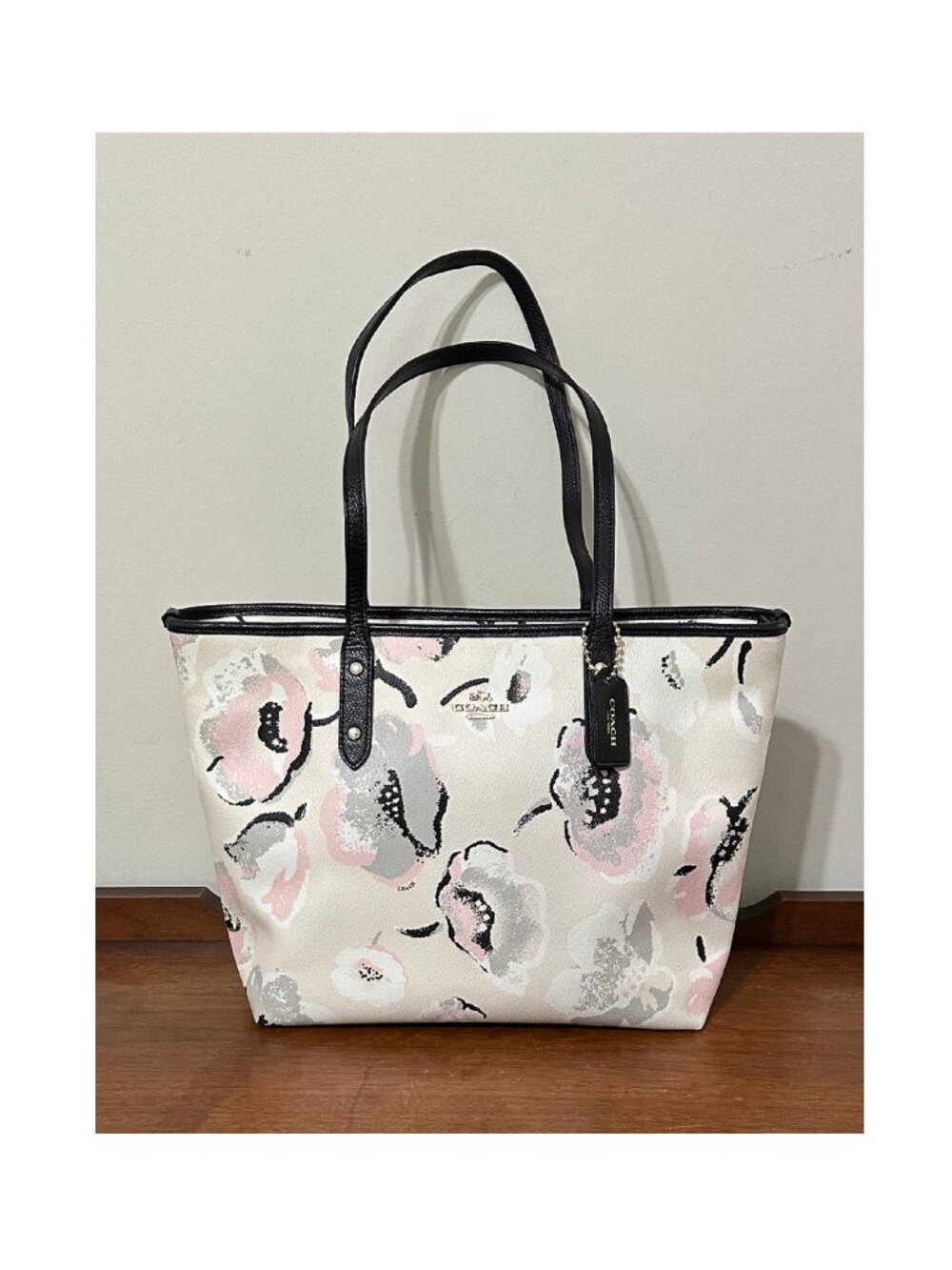 Coach Wildflower Large City Zip Tote Bag F37266